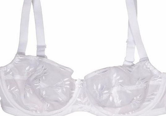 Panache Womens Tango II Balcony Bra White 3251 Balc 32G