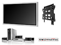 Panasonic PWD6BX 42in WVGA Silver Plasma Bundle With Toshiba SD44 DVD Home Cinema System