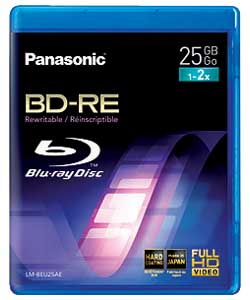 Rewritable Blu Ray Disc 3 Pack