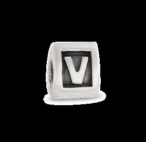Pandora Sterling Silver Letter V 79323V