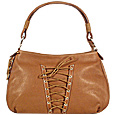 Paolo Bianchi English Tan Corset Hobo Leather Handbag