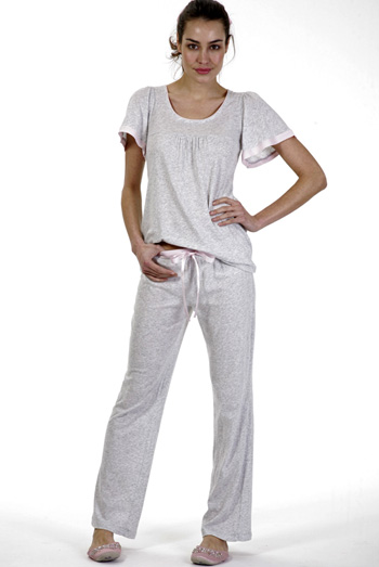 Grey marl t-shirt/trousers