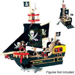 Le Toy Van Barbarossa Pirate Ship