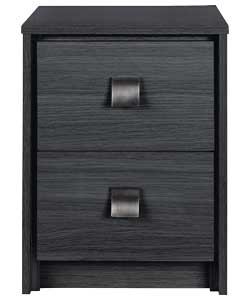 Black Ash 2 Drawer Chest