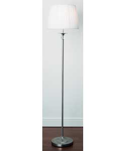 Chrome Clear Ball Floor Lamp