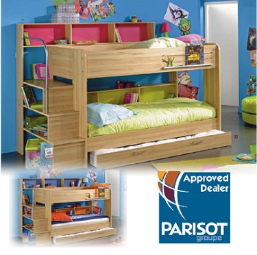 Parisot Bibop Bunk Bed with Trundle Drawer