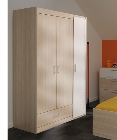 Parisot FR Charly 3 Door Wardrobe