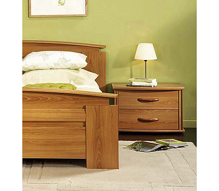 Cherie 2 Drawer Bedside Cabinet