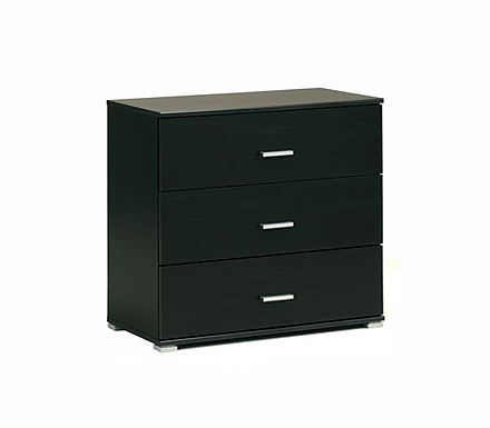 Parisot Meubles Inigo Wide 3 Drawer Chest in Wenge