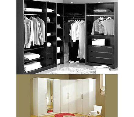 Parisot Meubles Jay 7 Door Wardrobe in White