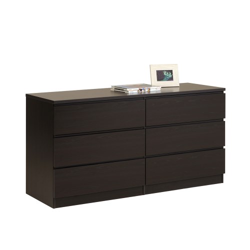 Parisot Meubles Parisot Home 6 Drawer Chest in Wenge