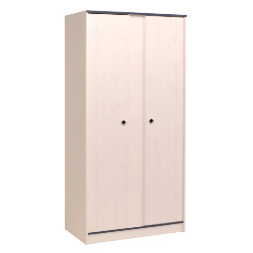 Parisot Smoozy 2 Door Wardrobe in Memphis Pine