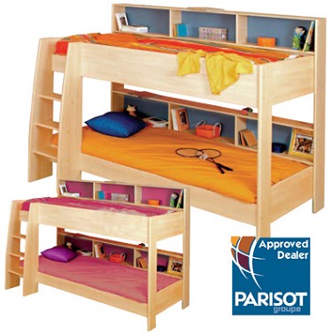 Parisot Tam Tam Bunk Bed with Shelves