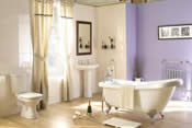 Park Lane Halcyon Slipper Roll Top Bathroom Suite - 2 Tapholes (Basin Taps)