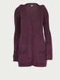 PATRIZIA PEPE KNITWEAR PLUM 2 PAT-U-2M1618