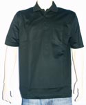 Paul & Shark Mens Black Cotton Polo Shirt