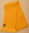 Paul & Shark Mens Yellow Wool Tassle Scarf