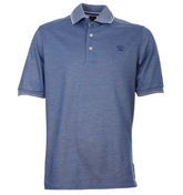 Paul and Shark Blue Pique Polo Shirt