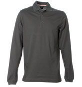 Paul and Shark Dark Grey Pique Polo Shirt