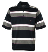 Paul and Shark Navy and Grey Polo Shirt