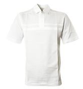 Paul and Shark White Pique Polo Shirt