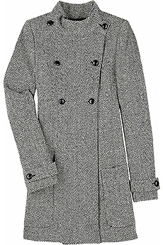 Paul and Joe Sister Grafiti herringbone coat