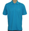 Blue Pique Polo Shirt