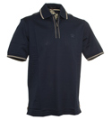 Navy 1/4 Zip Polo Shirt