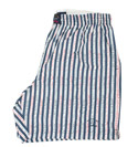 Navy and White Stripe Swim Shorts
