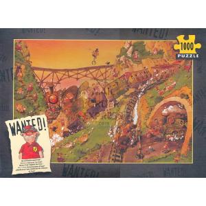 Paul Lamond Wanted Diamond Dick 1000 Piece Jigsaw Puzzle