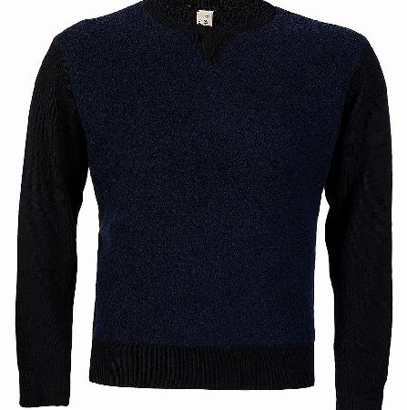 Paul Smith Red Ear Black Fluff Jumper