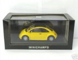 PAULS MODEL CARS MINICHAMPS MODEL CAR VW CONCEPT CAR SALOON 1994 YELLOW