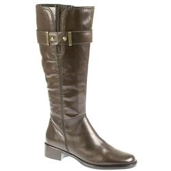 Pavacini Female Carm804 Leather Upper Textile Lining Calf/Knee in Dark Brown