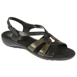 Pavers Comfort Female Stephanie Leather Upper Comfort in Black Multi, Brown Multi, Green Multi