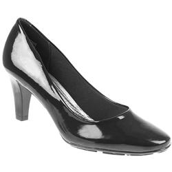 Pavers Female Brio803 Textile Lining Comfort Courts in Black Patent, Burgandy Patent