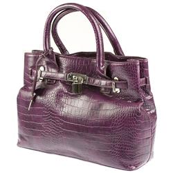 Female GREE1008 Bags in Purple Croc