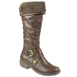 Female NOVI1008 Textile Lining Calf/Knee in Brown