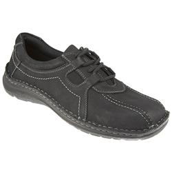 Male KEMP1009 Leather Nubuck Upper Lace Up in Black Nubuck