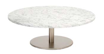 Pavilion Rattan Genoa Low Marble Coffee Table