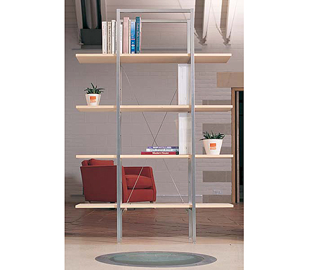 Pavilion Rattan Grid Bookcase