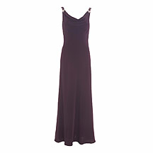 Purple diamante buckle dress