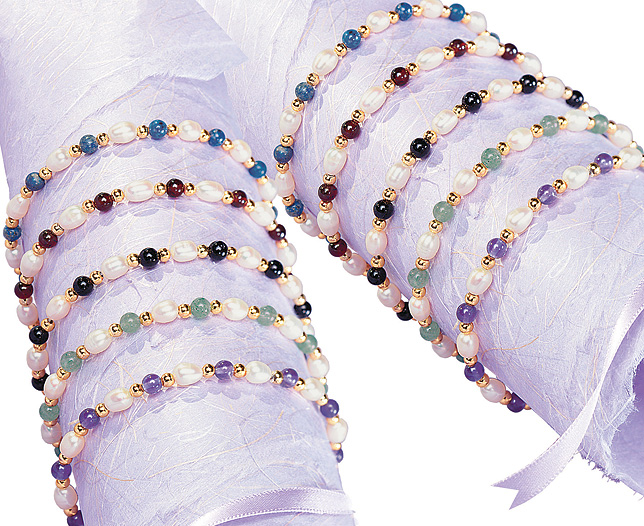 and Gemstone Bracelets - Buy One Get One Free