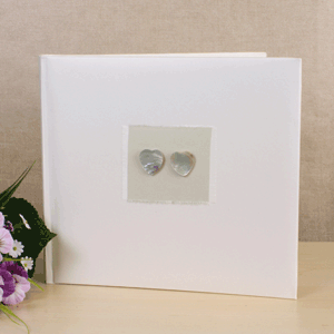 pearl Hearts Medium Photo Album