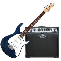 Raptor Plus EXP Guitar Trans Blue and