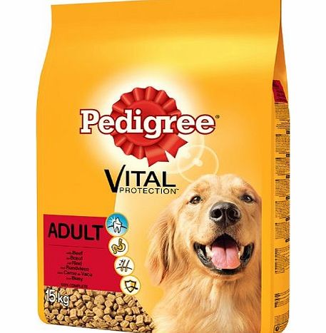 Dry Dog Food Beef 15kg