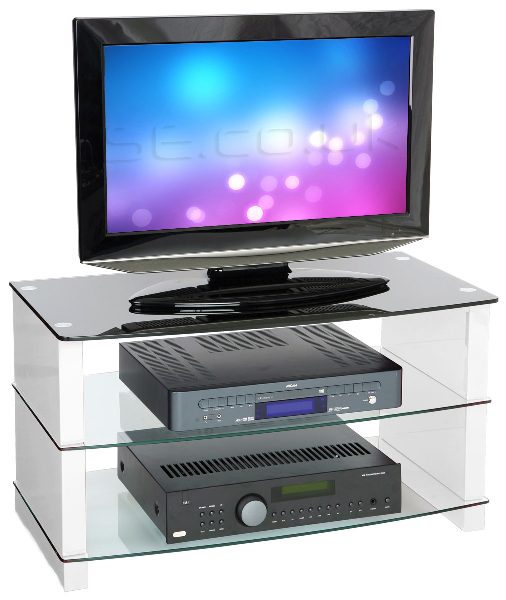 Manhattan 800 White TV Stand `Manhattan