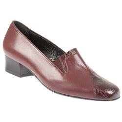 Peko by Pavers Female Pek818 Leather Upper Leather Lining Peko in Black Antique, Burgundy