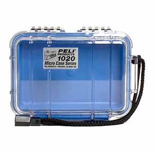 Pelican Microcase 1020 Clear/Blue