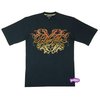 Script Logo Flocking T-Shirt (Navy)