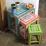 penelopetom at notonthehighstreet.com Kashmiri Nest of Tables